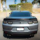2016-2025 Chevy Camaro Type-SS 1LE Gloss Carbon Fiber 3pc Rear Spoiler-17