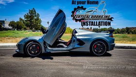 Vertical doors kit compatible Chevrolet Corvette C8 2020-2026 + At your Home Installation