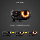2008-2014 Dodge Challenger OEM Replica Headlights Projector LED Lights-3