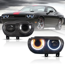 2008-2014 Dodge Challenger OEM Replica Headlights Projector LED Lights-1