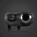 2008-2014 Dodge Challenger OEM Replica Headlights Projector LED Lights-2