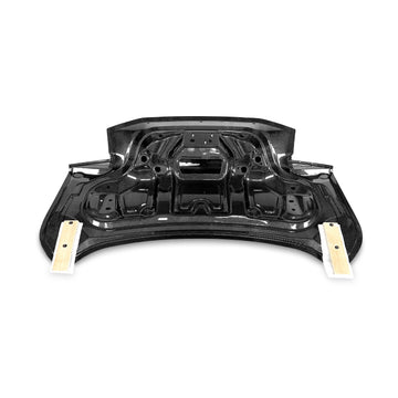 2024 + Ford Mustang Type-X Double Sided Carbon Fiber Trunk W/ Integrated Spoiler - 0