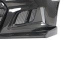 2019-2025 Chevy Camaro SS RS LT Black Panther ZL1 1LE 1PC Full Gloss Carbon Fiber Track Package Front Bumper Conversion for RS Headlights-15