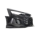 2019-2025 Chevy Camaro SS RS LT Black Panther ZL1 1LE 1PC Full Gloss Carbon Fiber Track Package Front Bumper Conversion for RS Headlights-27