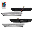 2010-2014 Ford Mustang RGB Clear LED Side Markers-5