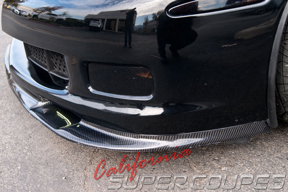Front Splitter for Chevrolet Corvette C6, Z06, ZR1, and Grand Sport by CSC