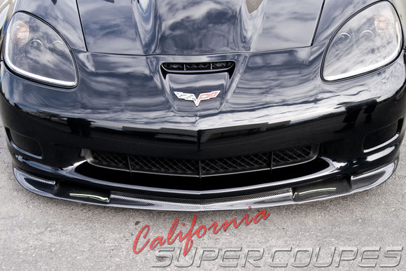 Chevrolet Corvette C6 Front Splitter + Side Skirts Z06, ZR1, Grand Sport, and Wide Body