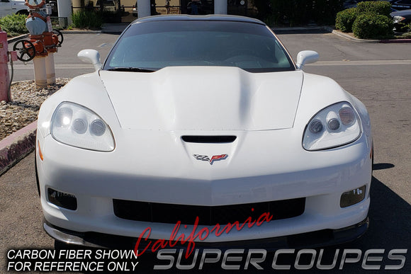 Super Charger Hood for Chevrolet Corvette C6 by CSC (New Version; Vacuum Mold)