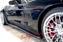 Side Skirts Wide Style for Chevrolet Corvette C6 Z06, ZR1, Grand Sport, and Wide Body by CSC-26