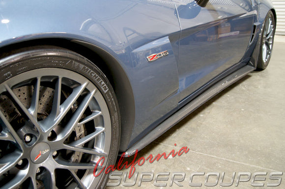 Chevrolet Corvette C6 Front Splitter + Side Skirts Z06, ZR1, Grand Sport, and Wide Body