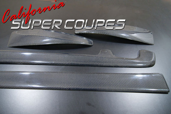 Side Skirts Wide Style for Chevrolet Corvette C6 Z06, ZR1, Grand Sport, and Wide Body by CSC