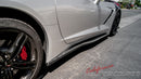Side Skirts Z06 Style for Chevrolet Corvette C7 2014-2019 in Carbon Fiber or Fiberglass-4