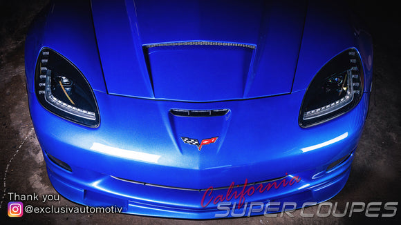 Front Fenders ZLR Super Wide ZR1 Style  w/ Liners for Chevrolet Corvette C6 by CSC