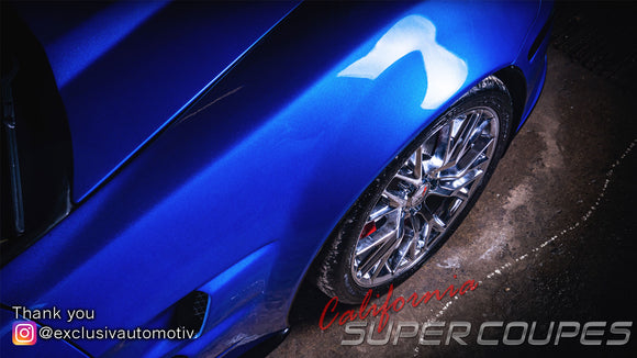 Front Fenders ZLR Super Wide ZR1 Style  w/ Liners for Chevrolet Corvette C6 by CSC