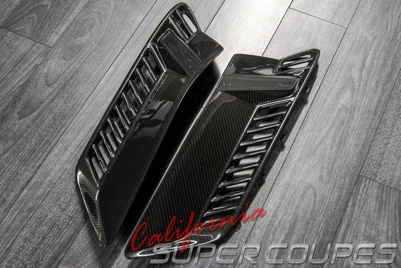Front Fender Vents Z06 Carbon Fiber Chevrolet Corvette C7 2014-2019 By CSC