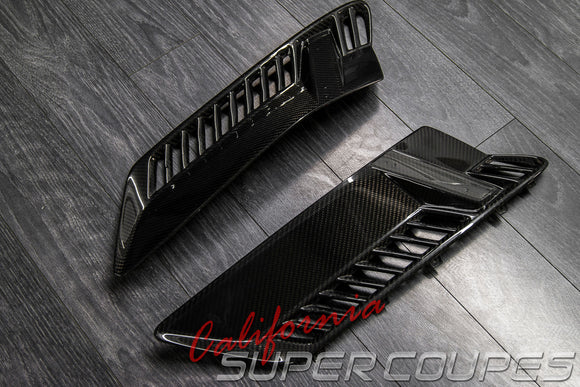 Front Fender Vents Z06 Carbon Fiber Chevrolet Corvette C7 2014-2019 By CSC
