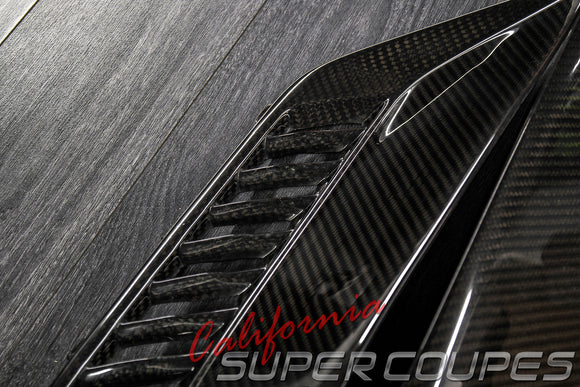 Front Fender Vents Z06 Carbon Fiber Chevrolet Corvette C7 2014-2019 By CSC