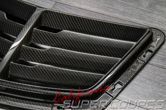 OEM Style Hood Vent Carbon Fiber Chevrolet Corvette C7 2014-2019 By CSC