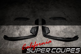 GT350 Front bumper panels Carbon Fiber Ford Mustang 2015-2018 - 0
