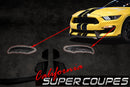 Carbon Fiber GT350 Marker Bezels Ford Mustang Shelby 2015-2018-1