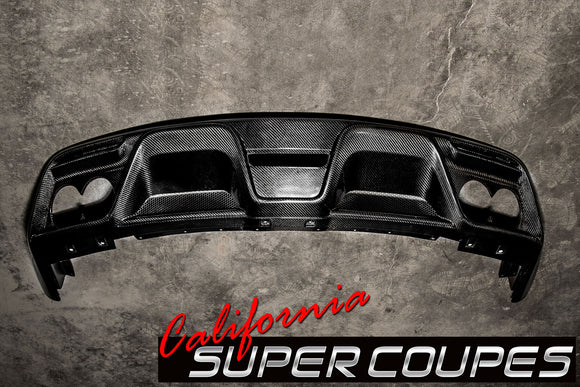 Carbon Fiber GT350 Rear Diffuser Ford Mustang Shelby 2015-2018