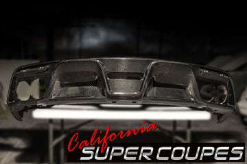 Carbon Fiber GT350 Rear Diffuser Ford Mustang Shelby 2015-2018 - 0