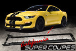 Carbon Fiber GT350 Side Skirts Ford Mustang Shelby 2015-2018