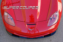 Front Splitter for Chevrolet Corvette C6, Z06, ZR1, and Grand Sport by CSC-4