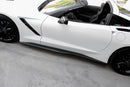 Side Skirts Z06 Style for Chevrolet Corvette C7 2014-2019 in Carbon Fiber or Fiberglass-3