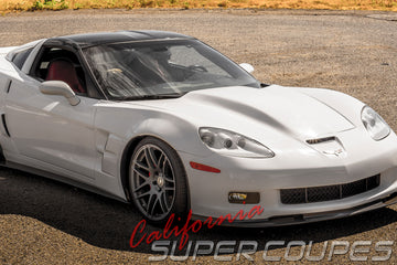 Super Charger Hood for Chevrolet Corvette C6 by CSC (New Version; Vacuum Mold) - 0