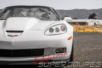 Super Charger Hood for Chevrolet Corvette C6 by CSC (New Version; Vacuum Mold)