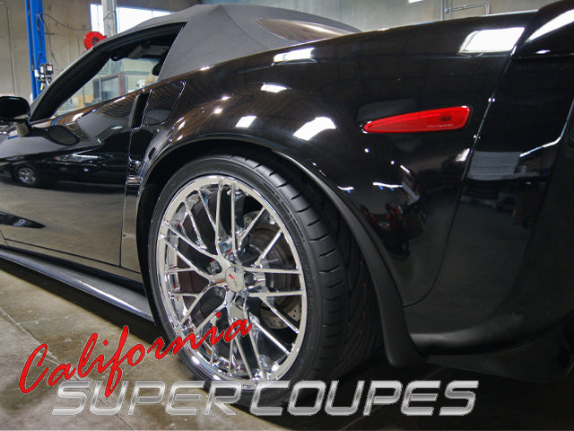 Rear Quarters ZLR Super Wide ZR1 Style for Chevrolet Corvette C6 Conve ...