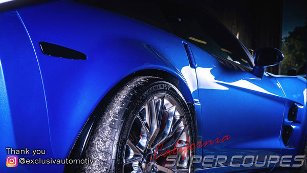 Rear Quarters ZLR Super Wide ZR1 Style for Chevrolet Corvette C6 Convertible by CSC