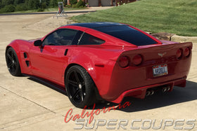 Rear Quarters ZLR Super Wide ZR1 Style for Chevrolet Corvette C6 Coupe by CSC - 0