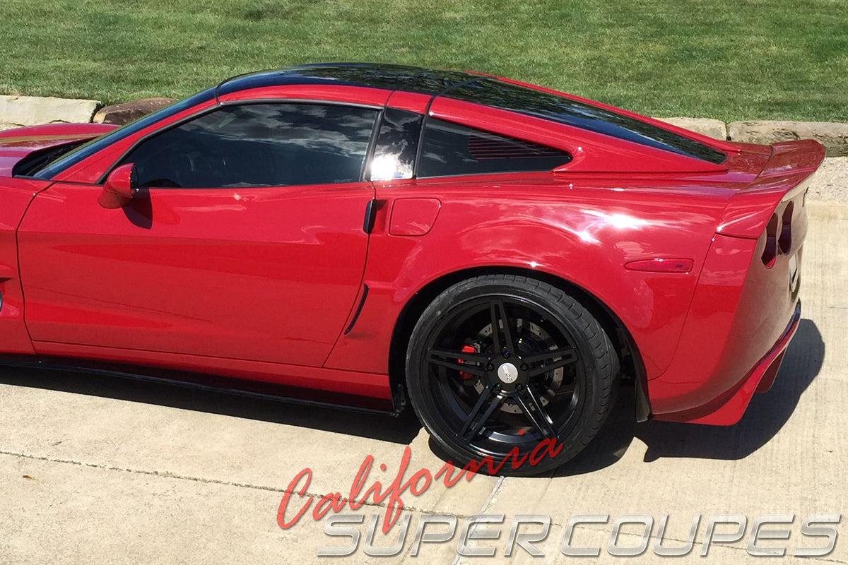 Rear Quarters ZLR Super Wide ZR1 Style for Chevrolet Corvette C6 Coupe ...