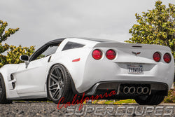 Exhaust Diffuser V2 (Use with stock 4 Exhaust Tips) for Chevrolet Corvette C6 by CSC