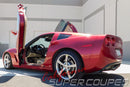 Window Rails for Chevrolet Corvette C6 by CSC (New Version; Vacuum Mold)-3