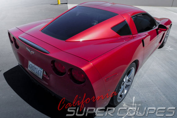 Window Rails for Chevrolet Corvette C6 by CSC (New Version; Vacuum Mold)
